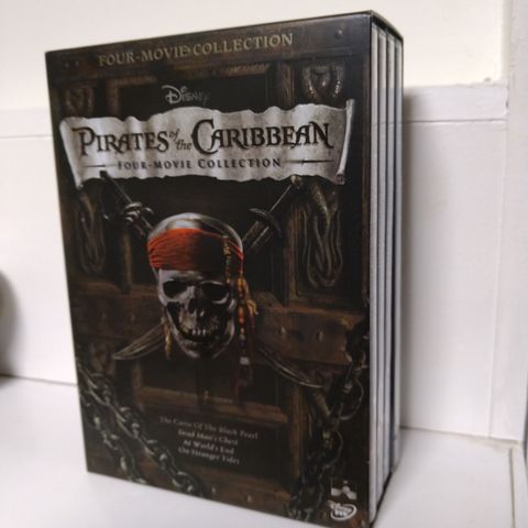 Pirates of the Caribbean - four movie collection Dvd