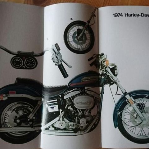 Harley Davidson 1973 brosjyre.