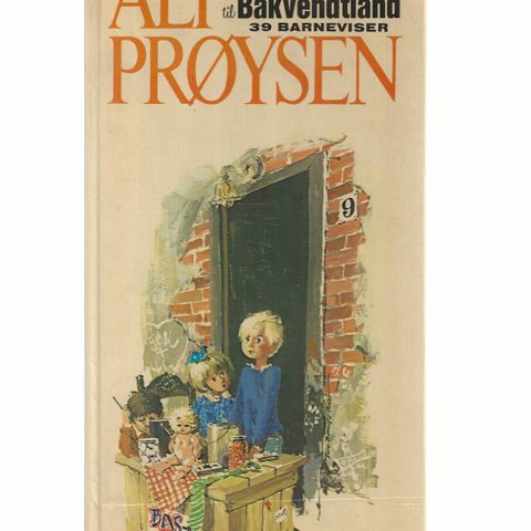 Alf Prøysen Fra Hompetitten til Bakvendtland 39 Barneviser 2.utg.2.oppl. 1971