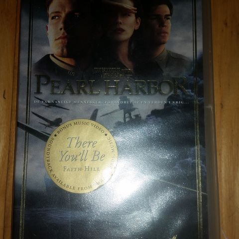 Pearl Harbor. VHS ( Ben Affleck. Josh Hartnett, Jon Voight m/fler )