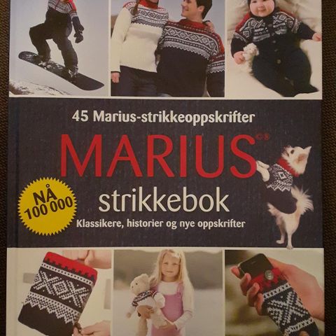 MARIUS STRIKKEBOK - Klassikere, historier og nye oppskrifter.