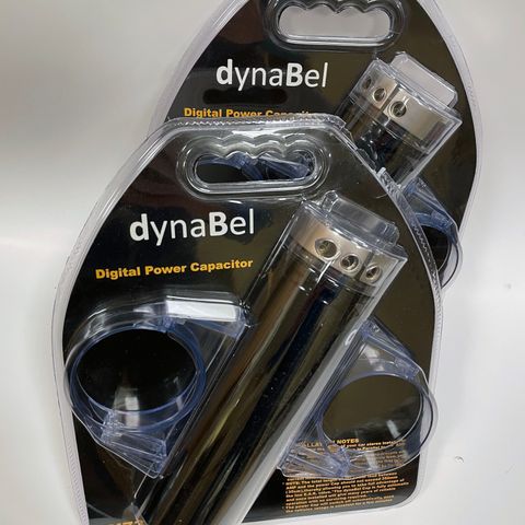 2x Dynabel BI7378 1,5F kondensatorer selges samlet