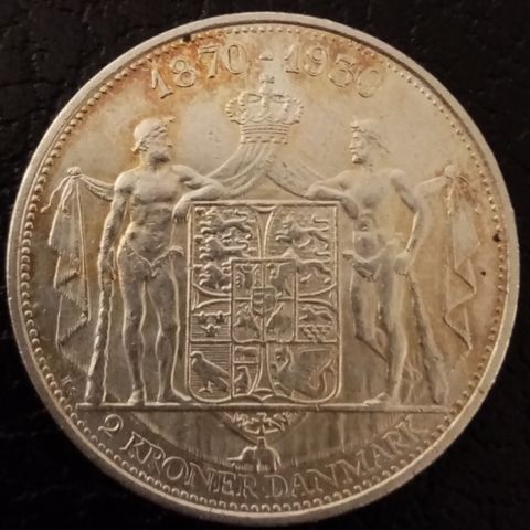 Danmark 2 kroner 1930 .800 sølv NY PRIS