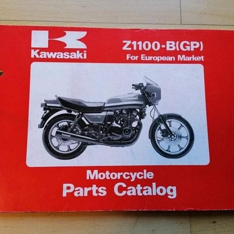 Kawasaki Z1100B delekatalog