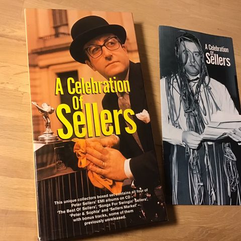 «A Celebration of Sellers» / samleverk av komiker Peter Sellers / the best of 