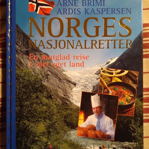 Norges nasjonalretter av Brimi. Ubrukt kokebok
