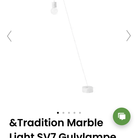 &Tradition Marble Light SV7 Gulvlampe