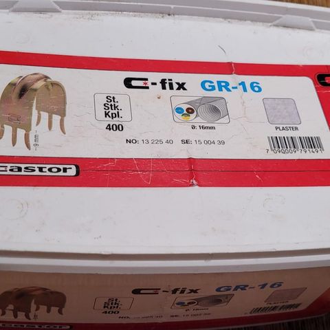 C-fix GR-16 400 stk fra Castor