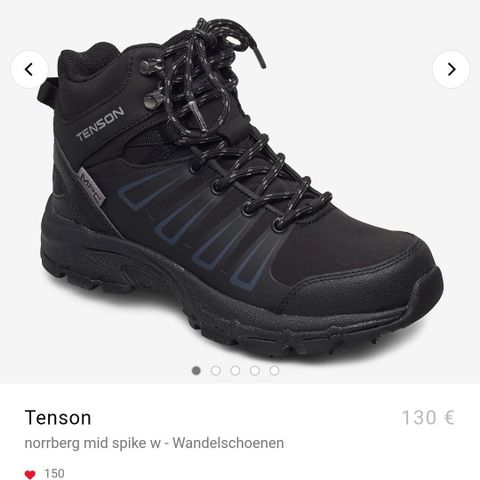 Helt ny waterproof sko med pigger fra  Tenson