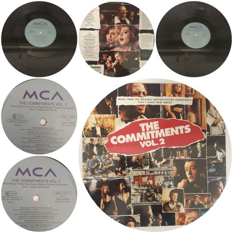 VINTAGE/RETRO LP-VINYL "THE COMMITMENTS VOL 2/1992"