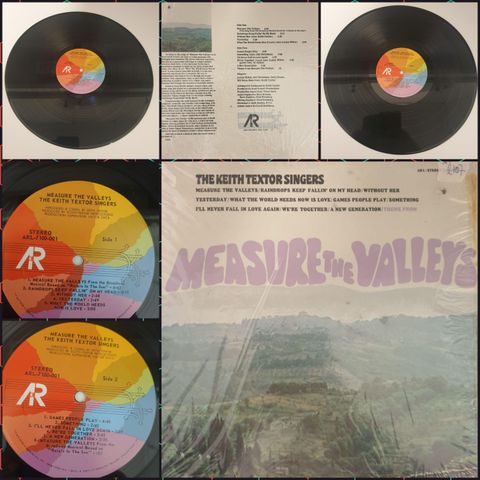 VINTAGE/RETRO LP-VINYL "THE KEITH TEXTOR SINGERS/MEASURE THE VALLEYS "