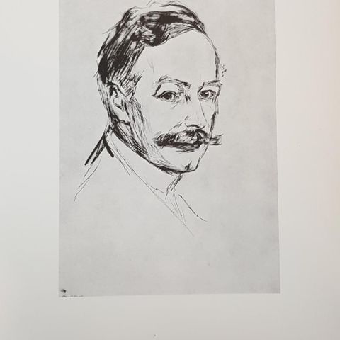 Edvard Munch - Portrett av dr. Max Linde (plakat)