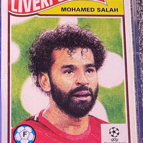 Mohammed Salah Fotballkort Topps living set Liverpool