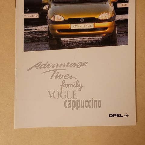 Brosjyre Opel Corsa Sondermodelle 1997 (04/1997)