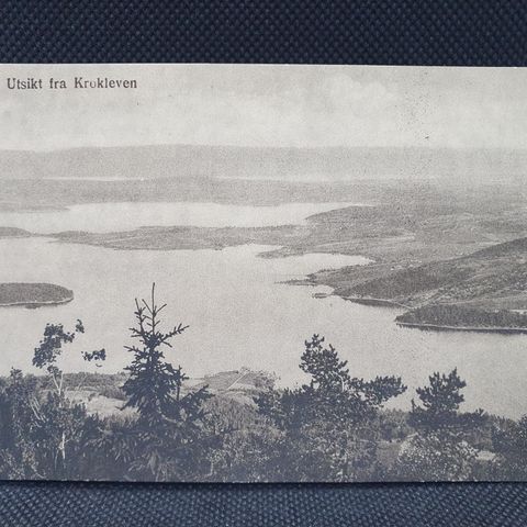 Postkort - Utsikt fra Krokleven