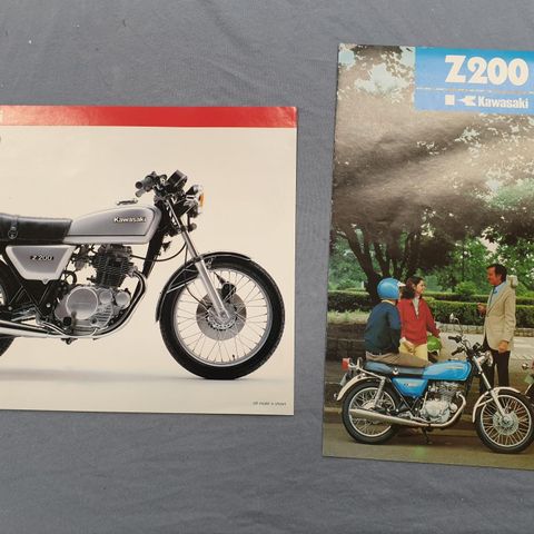 Kawasaki Z 200 org brosjyrer