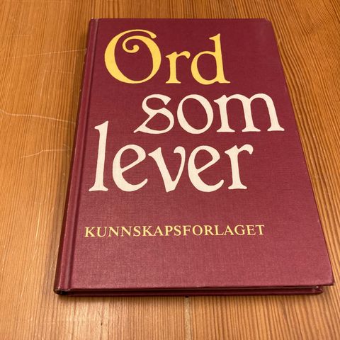 Margarete Bonnevie : ORD SOM LEVER