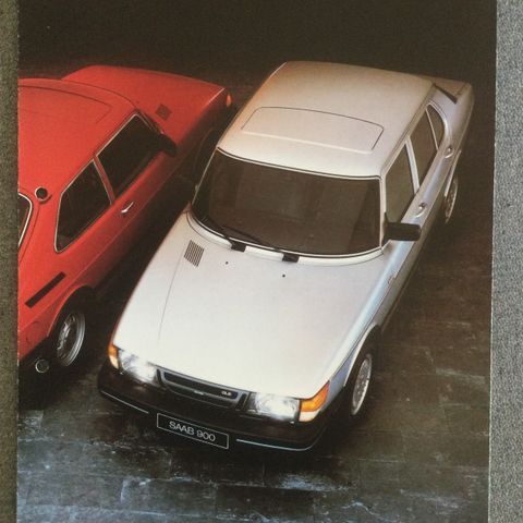 Saab 900 GLi / GLE brosjyre fra 1983