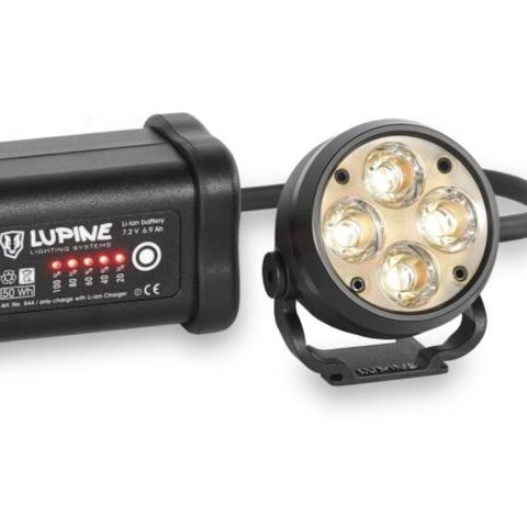 Lupine Wilma R 7 Hodelykt med 3200 lumen! Tysk kvalitet