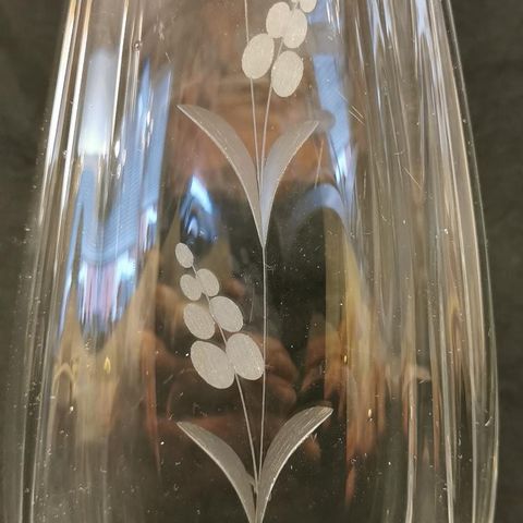 Nydelig glassvase