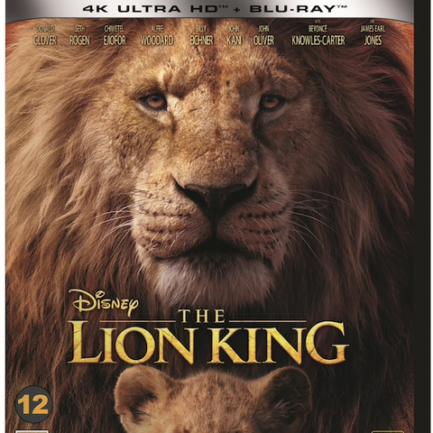 The Lion King (2019) 4K Ultra HD + 2K Blu-ray (forseglet)