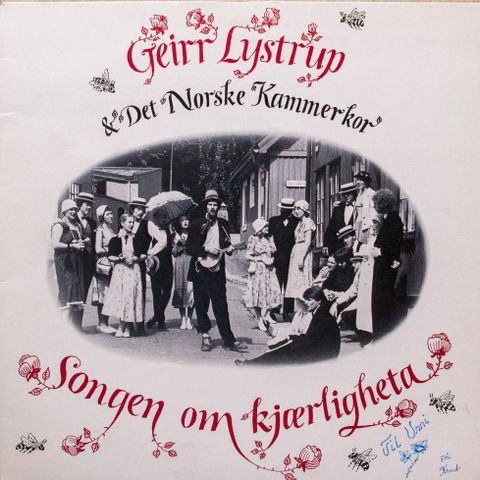 LP Geirr Lystrup & Det Norske Kammerkor - Songen Om Kjærligheta, 1981, Norway
