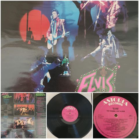 VINTAGE/RETRO LP-VINYL "ELVIS/THE ORIGINAL CAST ALBUM 1978"