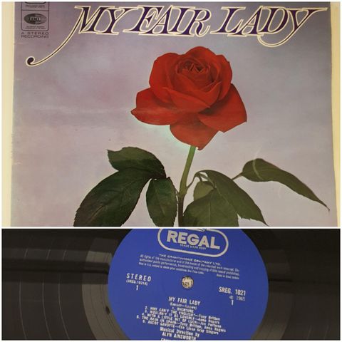 VINTAGE/RETRO LP-VINYL "MY FAIR LADY/ANNE ROGERS - TONY BRITTON 1965"