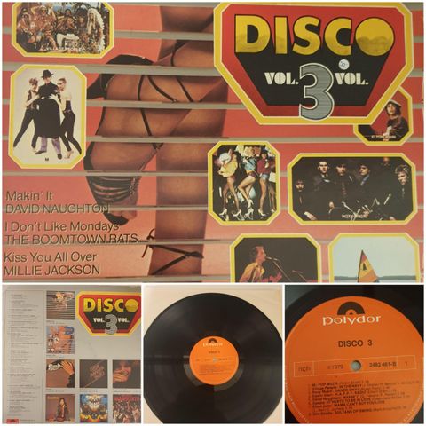 VINTAGE/RETRO LP-VINYL "DISCO/VOL 3 VOL 1979 "