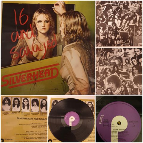 VINTAGE/RETRO LP-VINYL "SILVERHEAD/16 AND SAVAGED 1973"