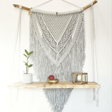 MOMO & I Macrame Vegghylle XL