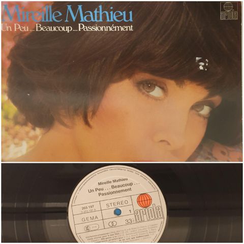 VINTAGE/RETRO LP-VINYL "MIREILLE MATHIEU/UN PEU..."