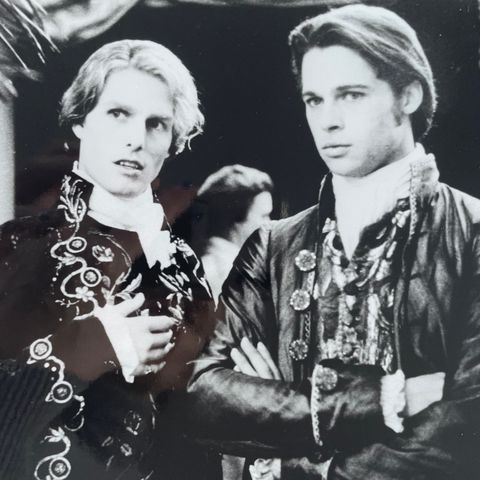 Tom Cruise og Brad Pitt. En vampyrs bekjennelser. 25x20 cm.