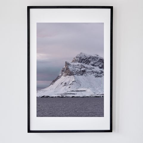 Kunst fotografi norsk natur Svalbard, 50x70cm