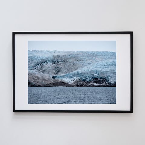 Kunst fotografi norsk natur/ Isbreen/ Svalbard, 50x70cm