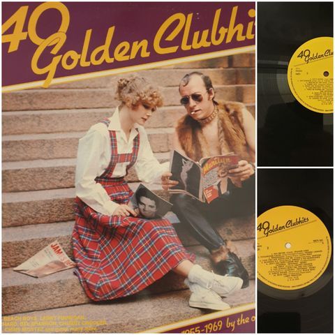 VINTAGE/RETRO LP-VINYL DOBBEL "GOLDEN CLUBHITS/1955 - 1969"