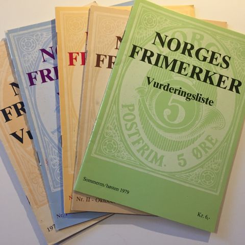NORGES FRIMERKER - VURDERINGSLISTE