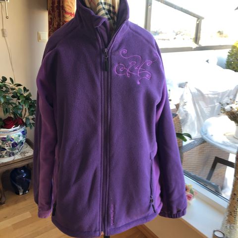 Fleece jakke forret lite brukt str.42