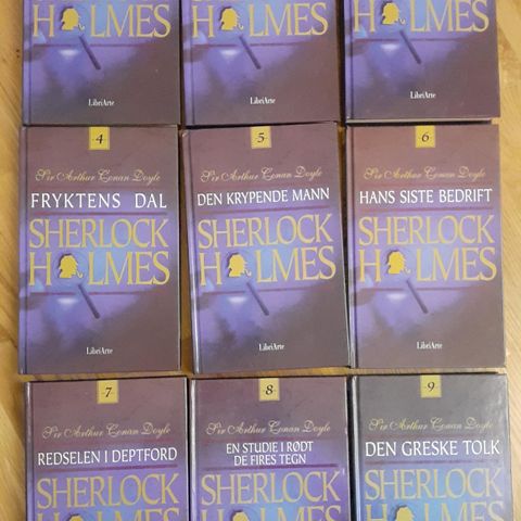 SHERLOCK HOLMES - Sir. Arthur Conan Doyle. Oppdatert 25.08.2023