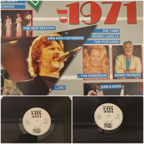 VINTAGE/RETRO LP-VINYL "GREATEST HITS OF 1971"