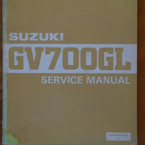 Suzuki GV700GL service manual 1984