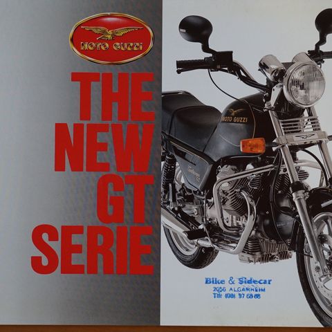 Moto Guzzi The new GT serie brosjyre