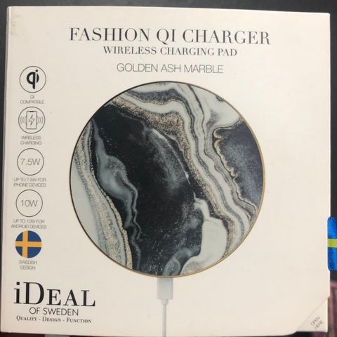 Ideal of Sweden Qi-lader Golden Ash Marble