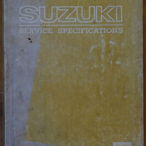 Suzuki Service Specifications sept 1979