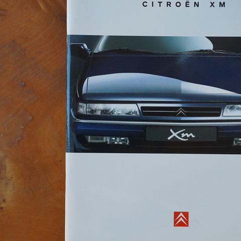 Citroen XM 1996 Brosjyre