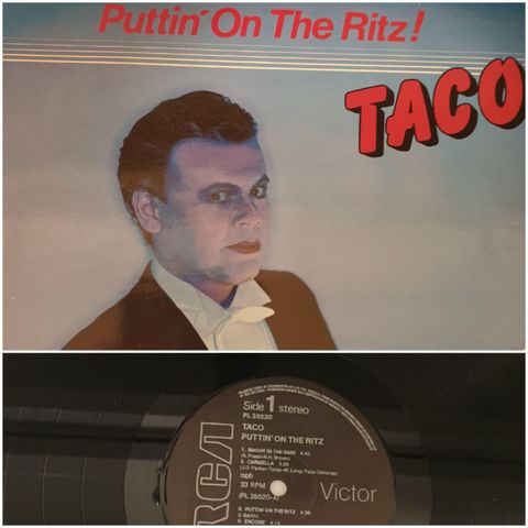 VINTAGE/RETRO LP-VINYL "TACO/PUTTIN ON THE RITZ 1982 "