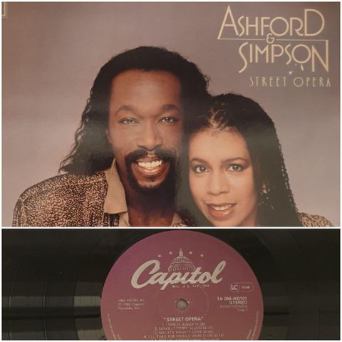 VINTAGE/RETRO LP-VINYL "ASHFORD & SIMPSON/STREET OPERA 1982"