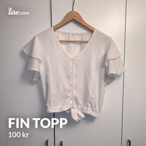 Fin Hvit Topp