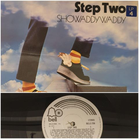VINTAGE/RETRO LP-VINYL "STEP TWO/SHOWADDYWADDY 1975"