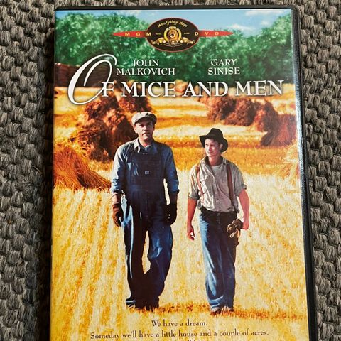 [DVD] Of Mice And Men - 1992 (norsk tekst)